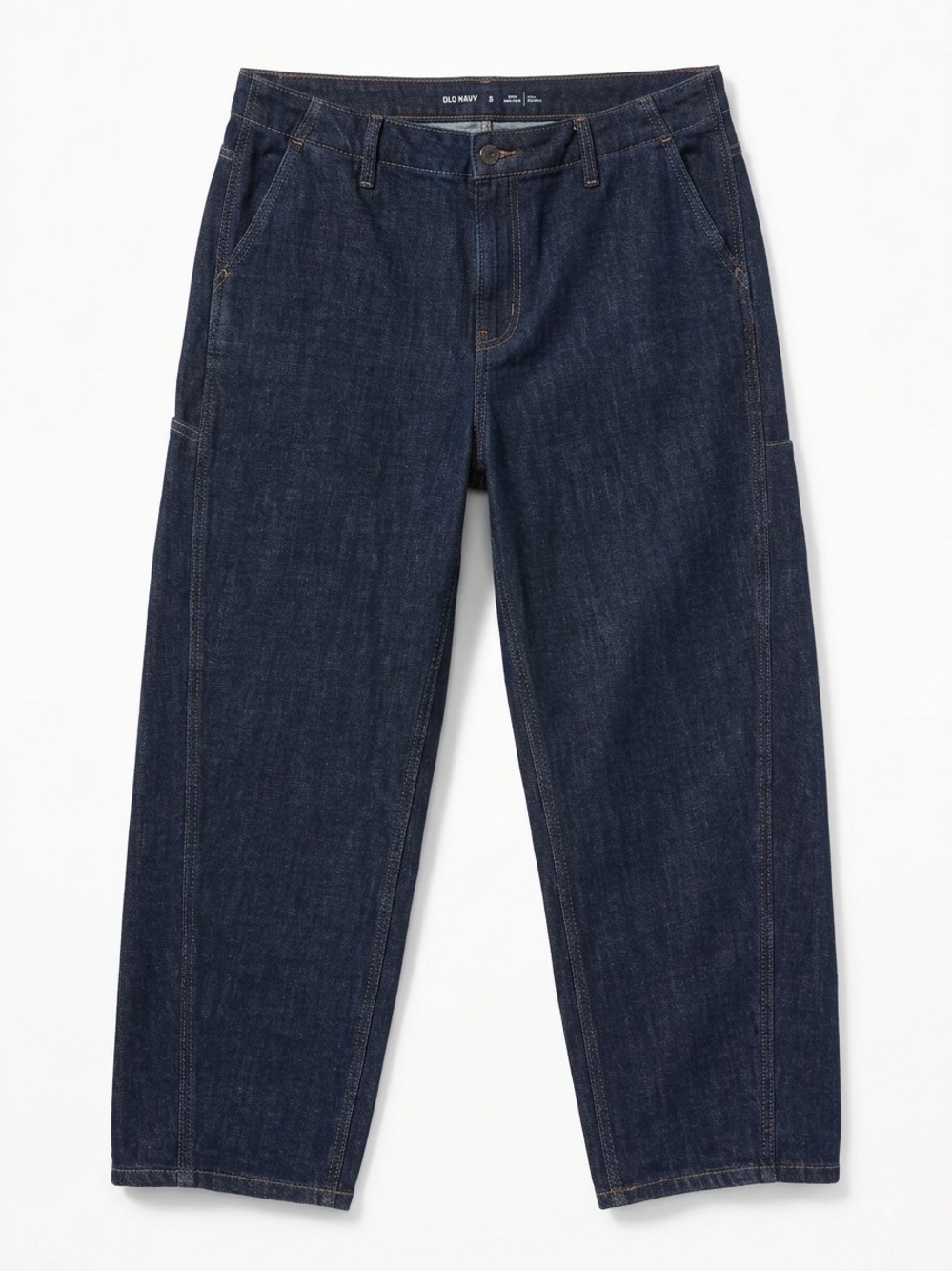Old Navy High Rise Barrel Leg Jeans Indigo BNWOT